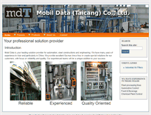 Tablet Screenshot of mobildata.com